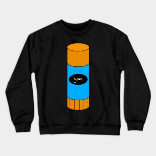 Glue Stick Clip Art Crewneck Sweatshirt